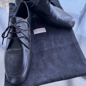 Capezio Black Leather Lace-Up Dance Shoes